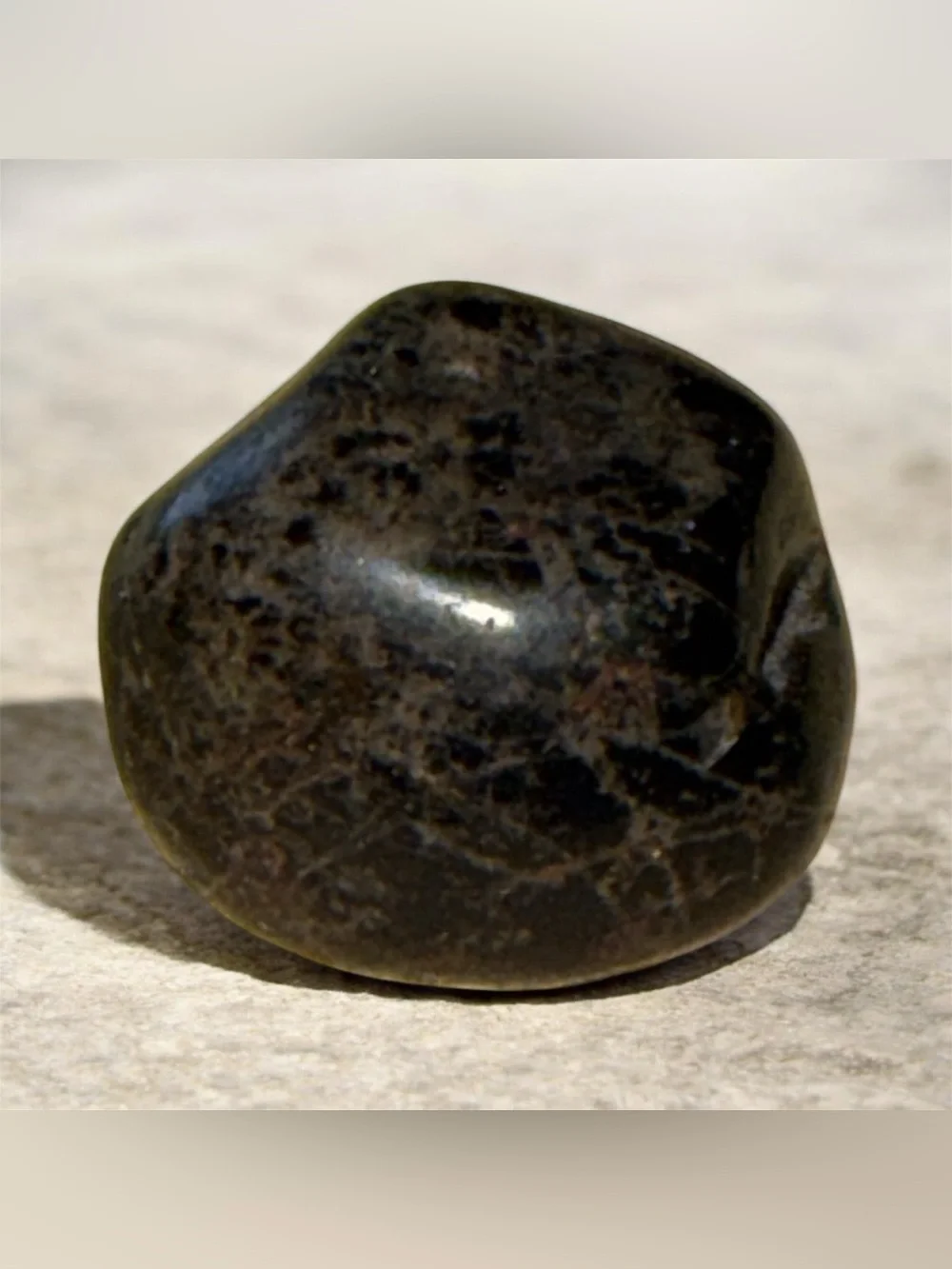 Tumbled Nuummite Stone!